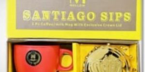 Santigo Sips Coffee Mug Set with Lid