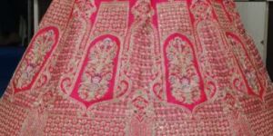 Ladies Fancy Pink Embroidered Lehenga Choli