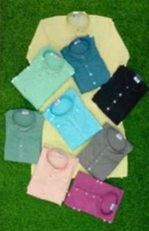 Mens Mirror Work Chikan Kurta