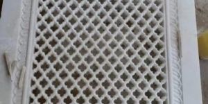 Facy White Marble Jali