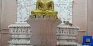 Marble Jain Mahavir Statue