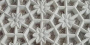 Traditional White Marble Jali