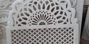 Traditional White Marble Qabar Jali