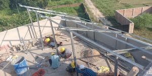 Solar Mounting Attached Gi Structure