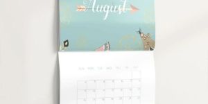 Paper Printed Calendar