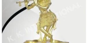 BRASS KRISHNA DIYA