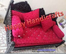 Wooden Unique Maharaja Royal Living Room Sofa Set