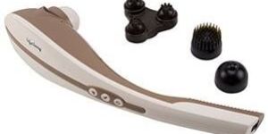 Rechargeable Body Massager with 3 Attachments