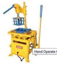 Hand Operate Concrete Making Machine
