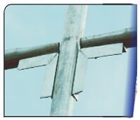 G.I. Pipes structure with Hinge Joint