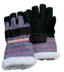 PVC Impregnated Winter Cotton Gloves