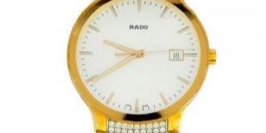 Diamond Studded Rado Watch