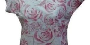 Ladies Rose Print Top