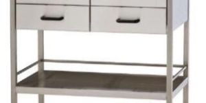 Stainless Steel Medicine Trolley