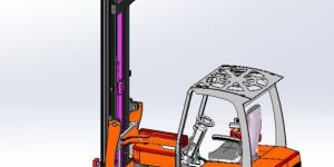 Artifulated Forklift