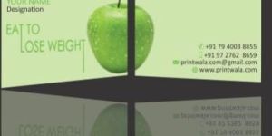 Spot UV Coated Business Cards One Side Printing