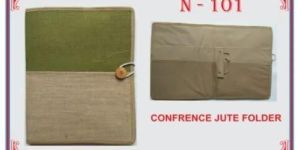 Jute Promotional Folder