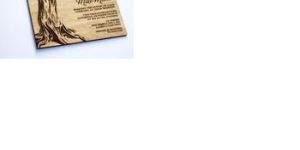 Wooden Wedding Cards