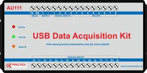 Au111  USB Digital Io and Analog Input Acquisition Kit