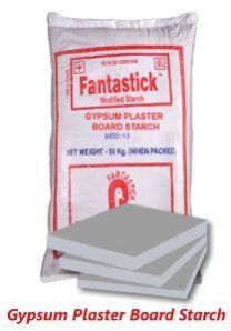 Gypsum Plaster Board Starch