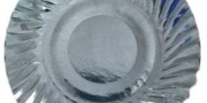 6 Inch Silver Paper Plate