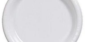 7 Inch White Paper Plate