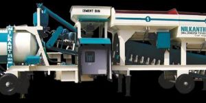 Mobile Concrete Batching Drum Mixer
