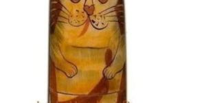 Wooden Cat Doll