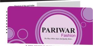 Privilege/loyalty Cards