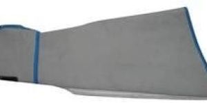 Grey Leather Hand Sleeves