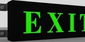 Exit LED Sign Board