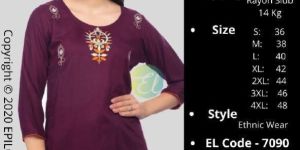 Women Embroidered Tunic Top