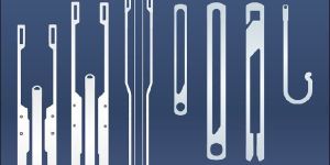 Narrow Leno-Warping Pin - J Hook