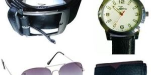 Branded Combo Wrist Watch +sun glass+ belt+ tshirt