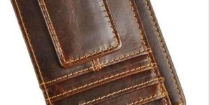 Leather Money Clip Wallet
