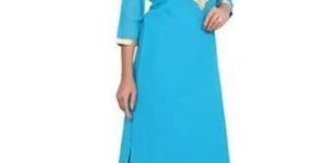 Sky Blue Georgette Kurti