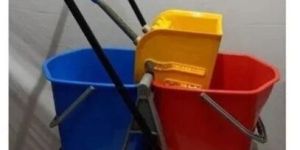 Double Bucket Wringer Trolley