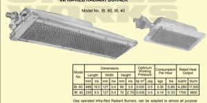 Infrared Radiant Burner