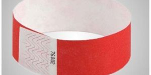 Tyvek Adhesive Paper RFID Wristband