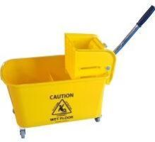 Twin Mop Bucket Trolley