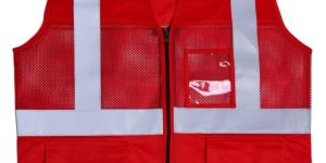 Evion ES-16100 Red Reflective Safety Jacket