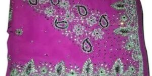 Embroidered Border Saree