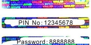 Scratch Hologram Sticker / Plain Scratch Sticker