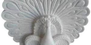 Marble Peacock Statue