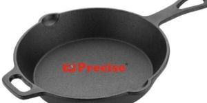 PRECISE CAST IRON DEEP SKILLET PAN