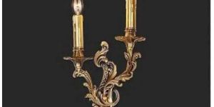 Brass Carving Wall Lamp