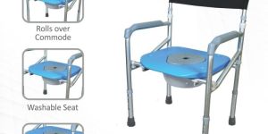 Vissco Comfort Shower Chair with Back and Armrest