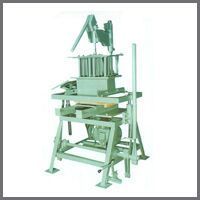 Hand Operated Concrete Block Making Machine