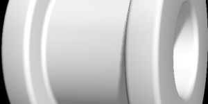 Titanium Collar Button