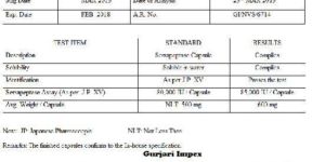 Serrapeptase Capsules
